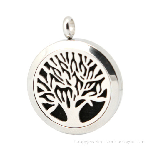 Jenia Hypoallergenic Surgical Grade 316L Stainless Steel Perfume Aromatherapy Diffuser Necklace Pendant